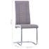 Swen Studio -  Cantilever Dining Chairs 6 pcs Taupe Fabric